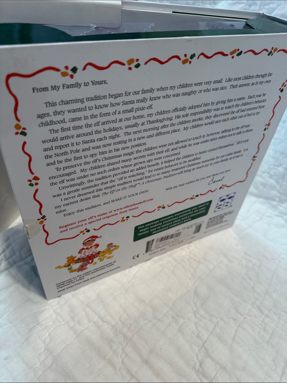 The Elf on the Shelf A Christmas Tradition - Girl Elf (White) - Picture 5 of 6